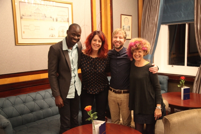 All the winners with Marion Nancarrow, Executive Producer for Radio. photo: BBC