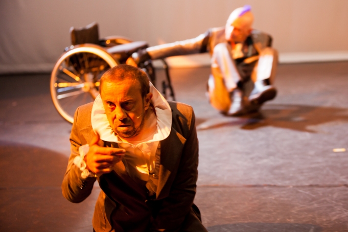Image of actors David Toole and Nick Phillips. Photo: Farrows Creative and NTW