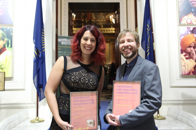 Joanne Gutknecht and Péricles Silveira at Prive Giving Ceremony. photo: BBC