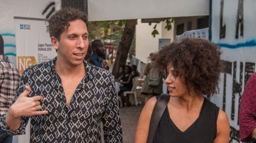 Brian Lobel and Season Butler at Lagos Theatre Festival 2016 v2